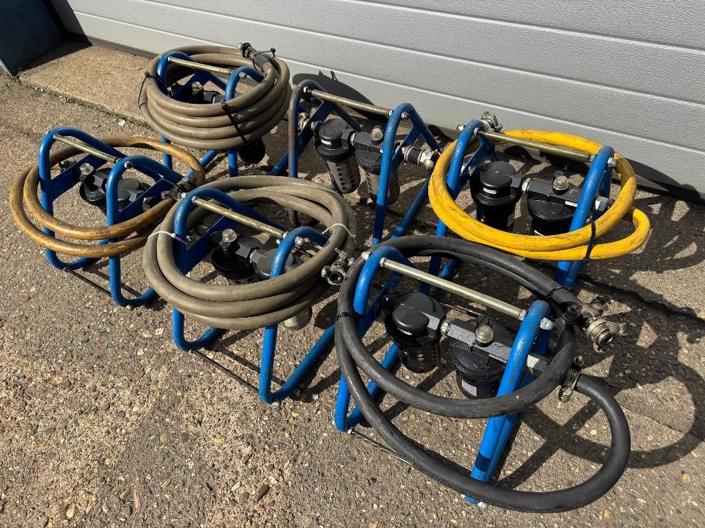 Perslucht smeerstoel luchtverzorgingsunit, Ophalen, Gebruikt