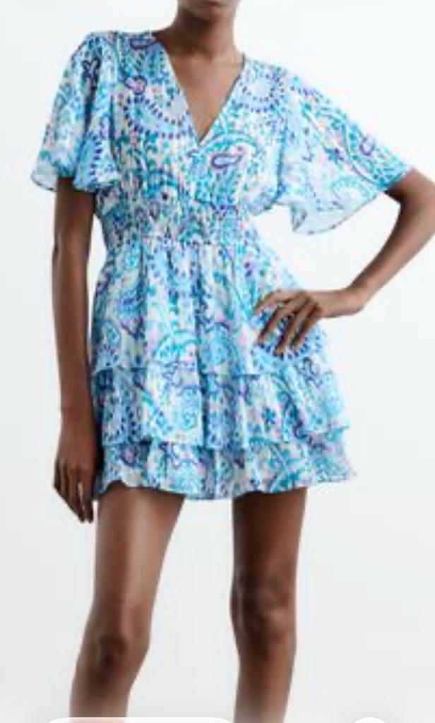 Zara jurk  XS blauw, Blauw, Zara, Nieuw, Ophalen of Verzenden