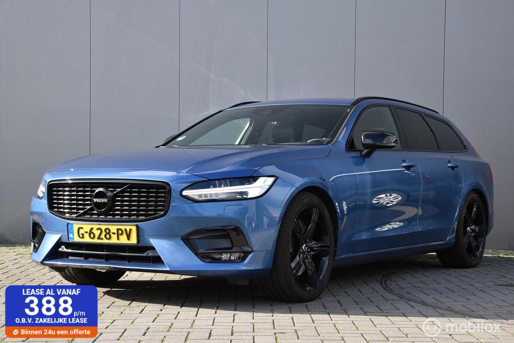 Volvo V90 2.0 T4 R-Design Polestar Engineered, Auto's, Adaptive Cruise Control, Euro 6, 1969 cc, Blauw