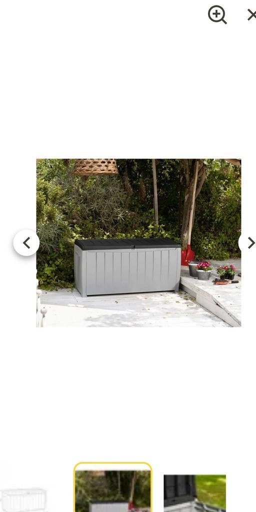 Keter Novel Opbergbox 340L - Tuinopberger, Ophalen of Verzenden, Nieuw