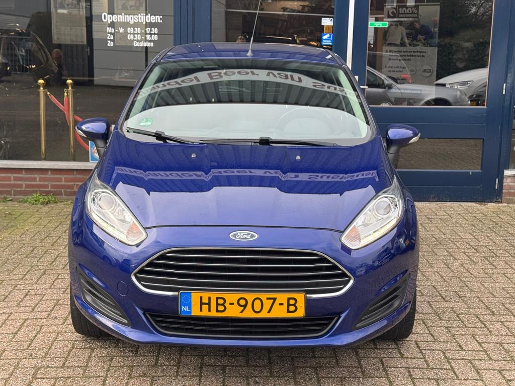 Ford Fiesta 1.0 Style 5 deurs! NL AUTO NAP 1 eigenaar! Navi, Voorwielaandrijving, Stof, 525 kg, Blauw