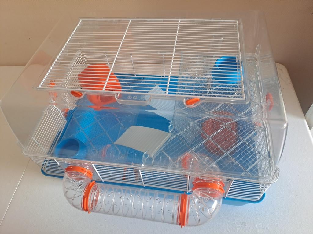 Huis voor hamster, Kooi, Minder dan 75 cm, Zo goed als nieuw, Hamster