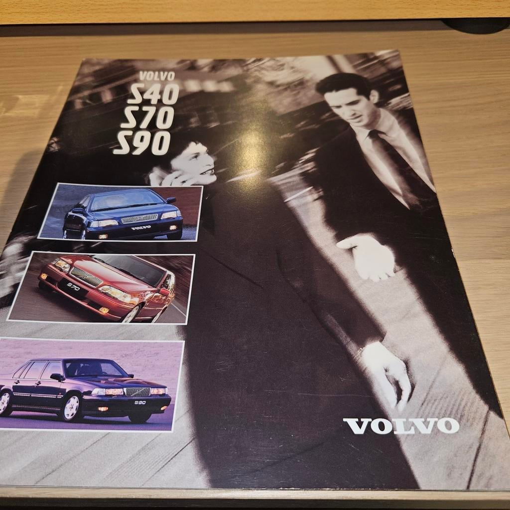 Volvo S40 S70 S90 folder 08/97 Nederlands, Ophalen of Verzenden, Gelezen, Volvo