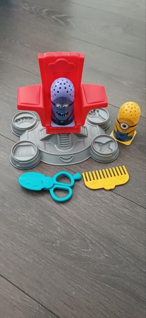 Minions Play-Doh Kappersstoel Speelset (zonder klei), Ophalen of Verzenden, Gebruikt, Jongen of Meisje