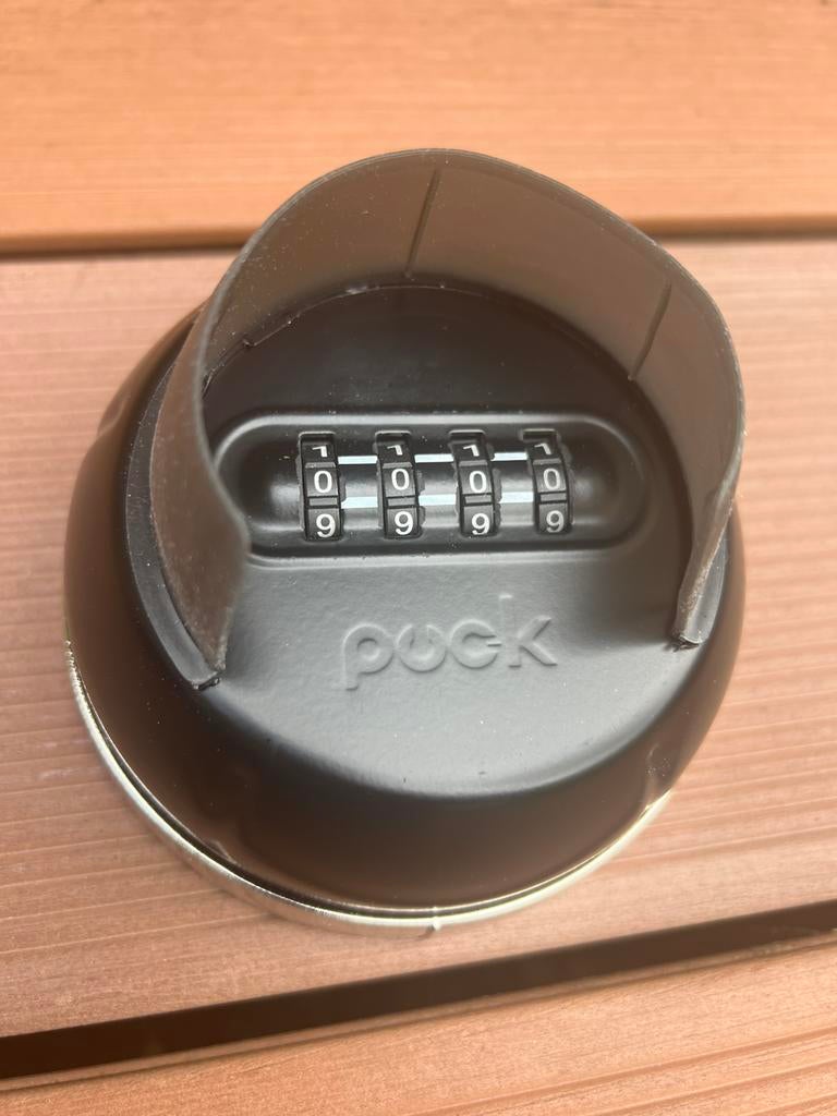 Puck sleutelkluis NIEUW SKG** keurmerk, Doe-het-zelf en Verbouw, Hang- en Sluitwerk, Ophalen of Verzenden, Nieuw, Rvs, Slot