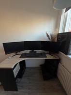 Game Computer met 3 beeldschermen en accessoires, Computers en Software, Desktop Pc's, Ophalen, Gebruikt, Gaming, SSD