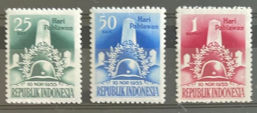 Indonesië - ZB154/156 - 1955 - postfris, Ophalen of Verzenden, Zuidoost-Azië