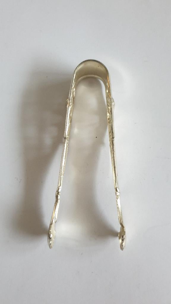 1105 verzilverde suikertang quist jaren 60, Huis en Inrichting, Verzenden, Rvs of Chroom