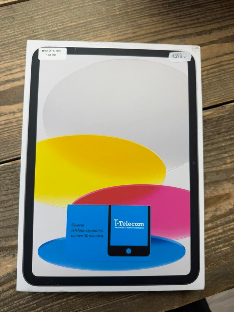 Ipad A16 Wifi 128 GB nieuw + 1 jaar apple garantie, Ophalen of Verzenden, Zo goed als nieuw, Zwart, Apple iPad