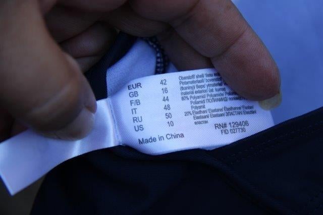 Badpak blauw/ wit mt 42 pijpjes Vaste prijs, Kleding | Dames, Verzenden, Zo goed als nieuw, Blauw, Badpak