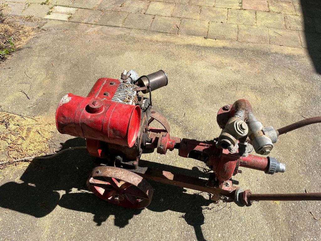 water motor pomp 1 cilinder, opknapper, Ophalen, Gebruikt, Benzine, Onbekend