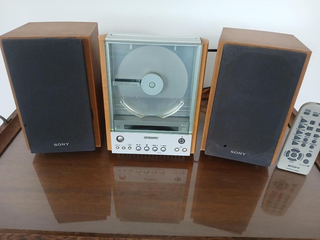 Sony CMT EX1 CD/Tuner Design Hi-Fi, Audio, Tv en Foto, Cd-spelers, Ophalen of Verzenden, Gebruikt, Sony, Met radio