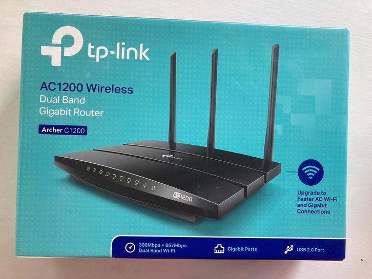 TP-Link Archer C1200 Router - Nieuwstaat, Computers en Software, Routers en Modems, Zo goed als nieuw, Router, Ophalen of Verzenden