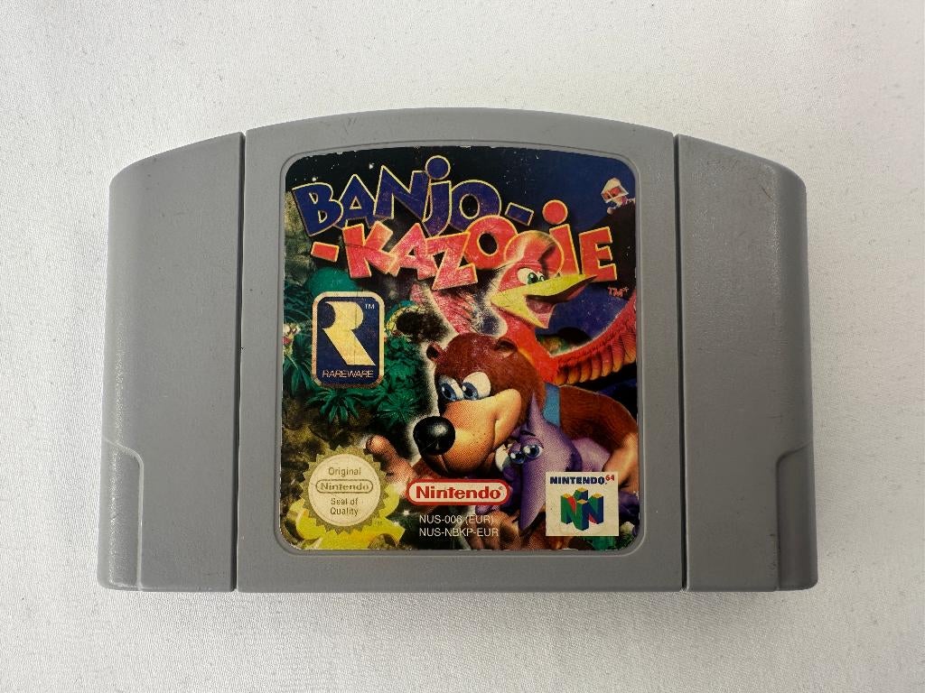 Banjo Kazooie Nintendo 64 - N64, Spelcomputers en Games, Games | Nintendo 64, Gebruikt, Avontuur en Actie, 2 spelers, Vanaf 3 jaar