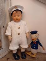 Vintage poppen kleertjes. matrozen pakje 3 delig jaren 50., Verzenden, Zo goed als nieuw, Kleertjes