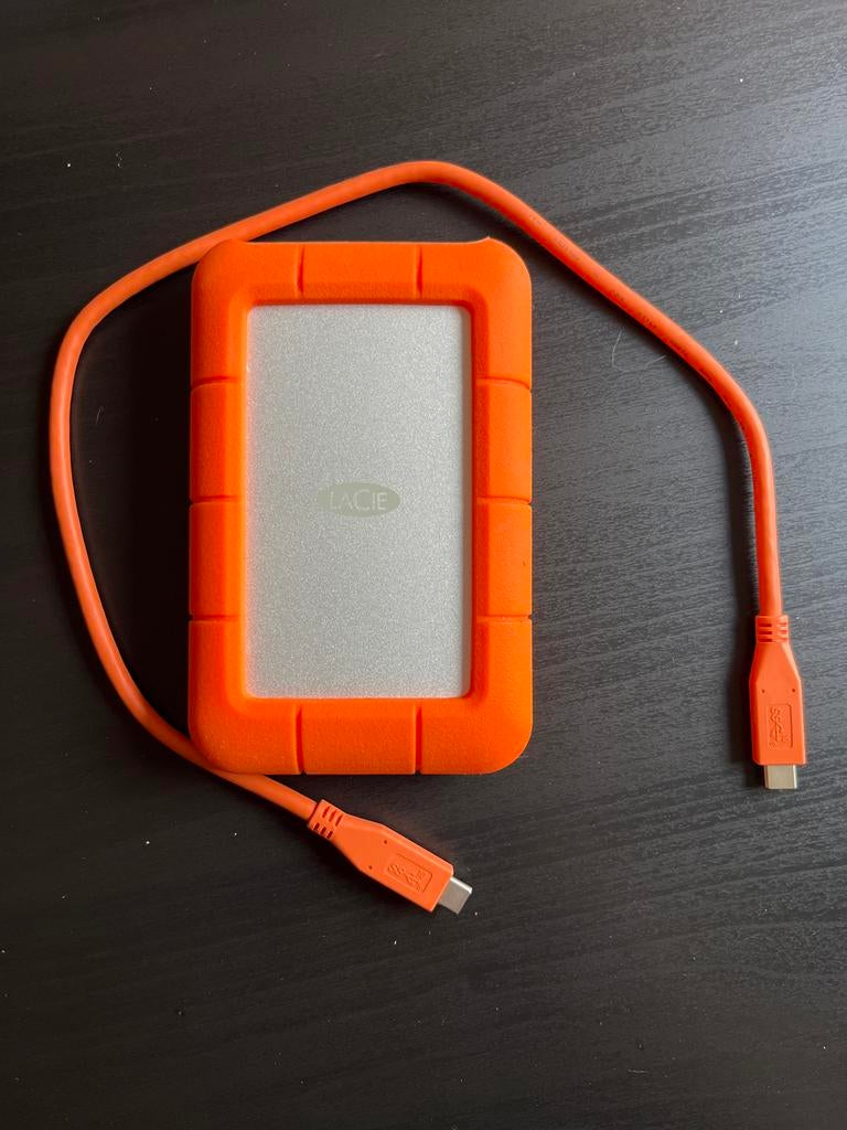 LaCie rugged HDD 5TB USB-C, Computers en Software, Harde schijven, Gebruikt, HDD, Ophalen of Verzenden, USB