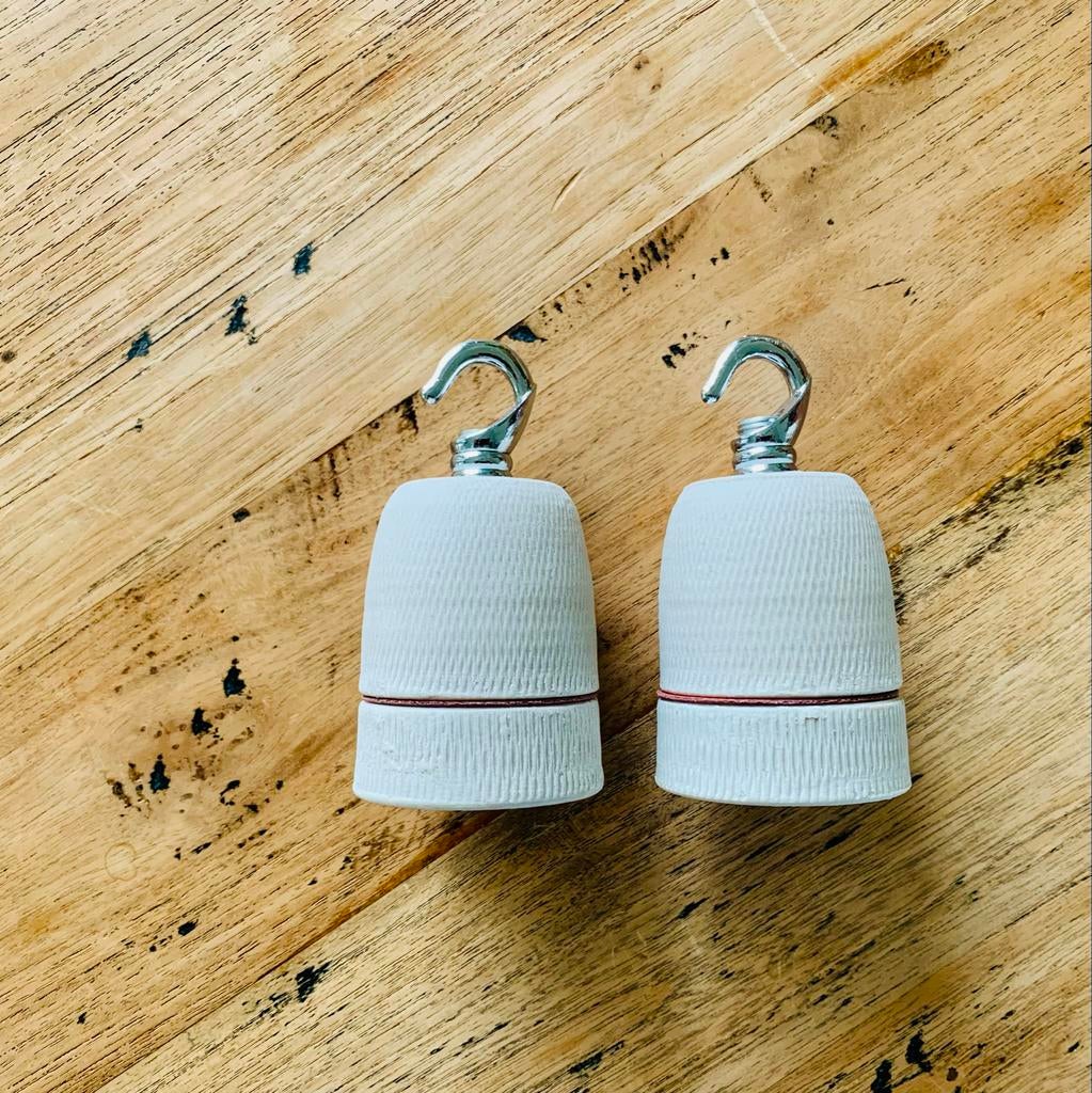 2 x nieuwe Junai Keramische Fitting E27, Ophalen of Verzenden, Nieuw