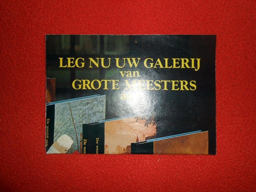 Folder Time-Life boeken: Bibliotheek der Kunsten, Boeken, Catalogussen en Folders, Ophalen of Verzenden