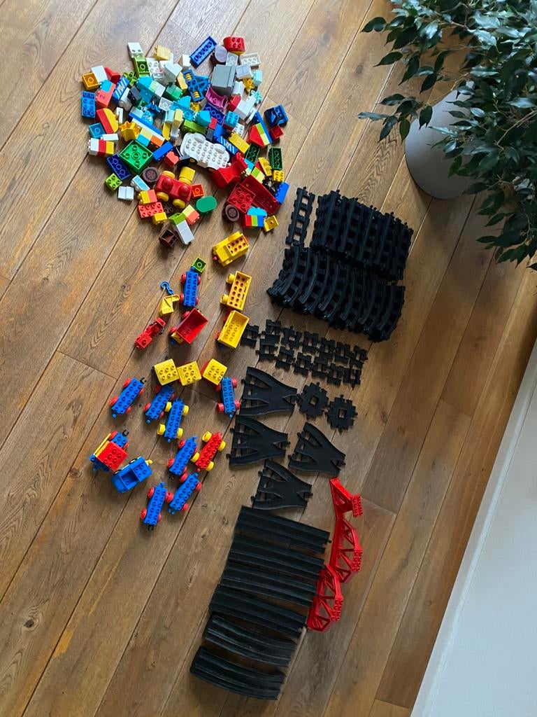 Vintage Duplo trein, Ophalen, Zo goed als nieuw, Duplo