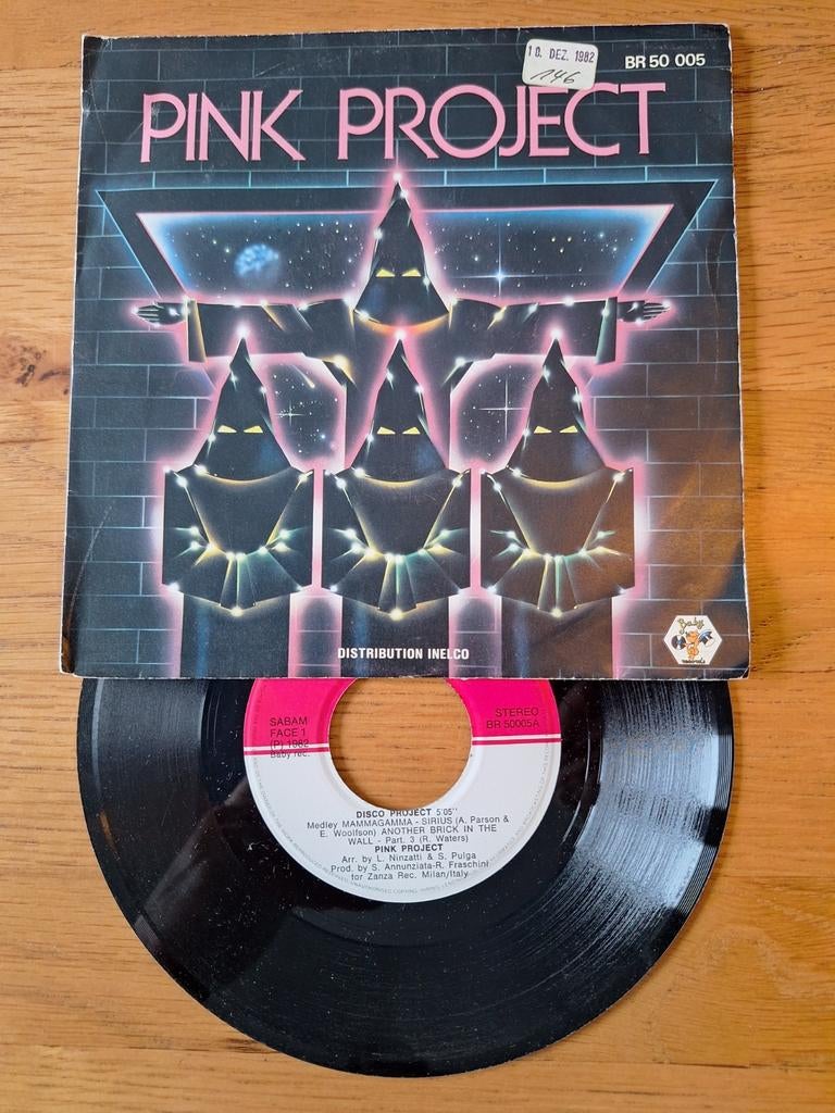 Pink Project - Disco Project 5:05 - Vinyl Single (1982), Cd's en Dvd's, Ophalen of Verzenden, Gebruikt, 7 inch, Single