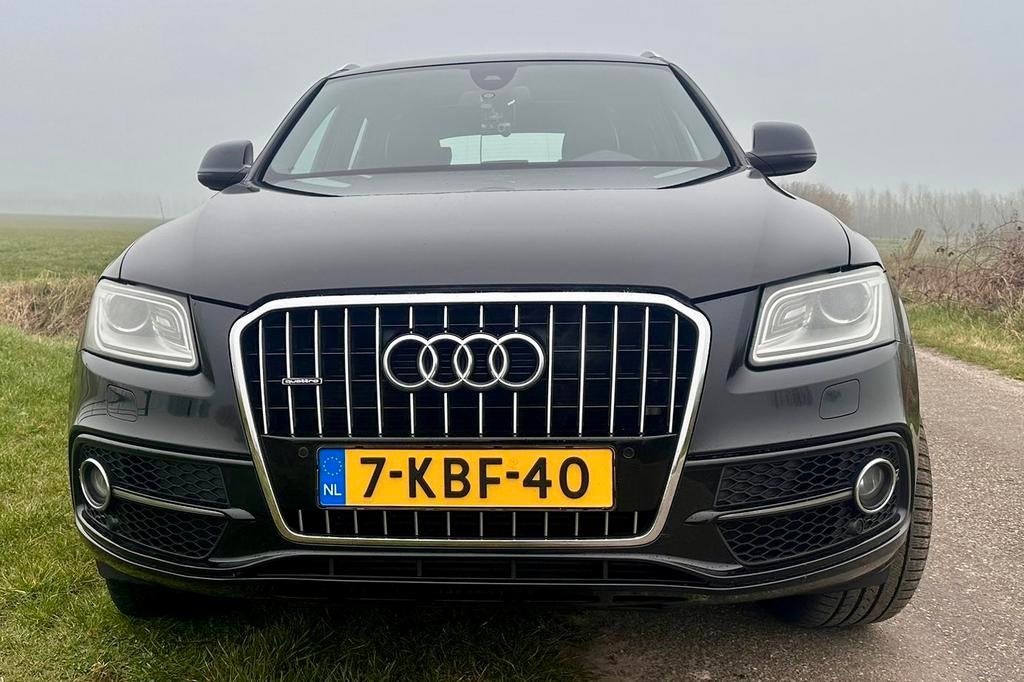 Audi Q5 2.0 Tfsi Quattro 165KW Tiptr 2013 Zwart, Auto's, Audi, 1730 kg, 4 cilinders, Zwart, Origineel Nederlands