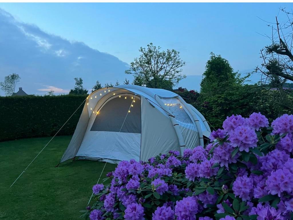 Decathlon Quechua 5.2 air seconds fresh&black tent, Caravans en Kamperen, Ophalen, Zo goed als nieuw, Tot en met 5