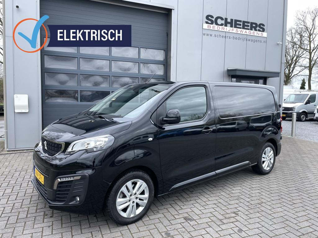 Peugeot e-Expert 75 kWh | airco | navigatie (bj 2023), Automaat, Gebruikt, Zwart, Origineel Nederlands