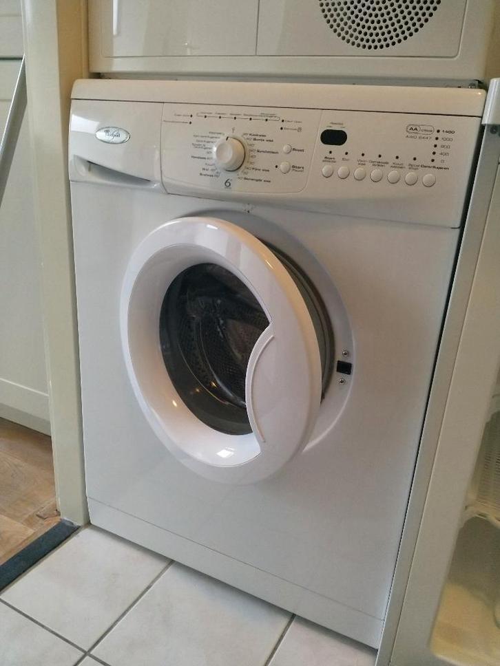 Whirlpool Wasmachine, Witgoed en Apparatuur, Wasmachines, Gebruikt, Voorlader, 4 tot 6 kg, 85 tot 90 cm, 1200 tot 1600 toeren