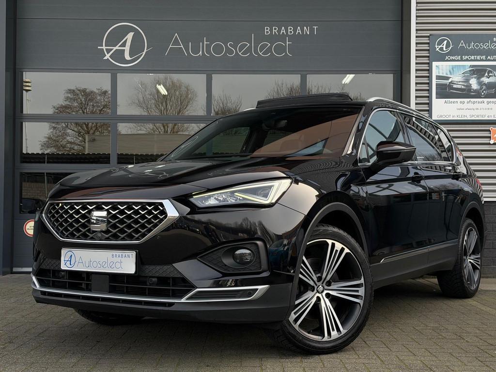 SEAT Tarraco 2.0 TSI 4DRIVE Xcellence DSG Pano 360, Auto's, Seat, Automaat, Gebruikt, 1984 cc, Alcantara