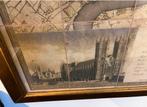 Grote landkaart van oud Londen ingelijst 210x142, Ophalen