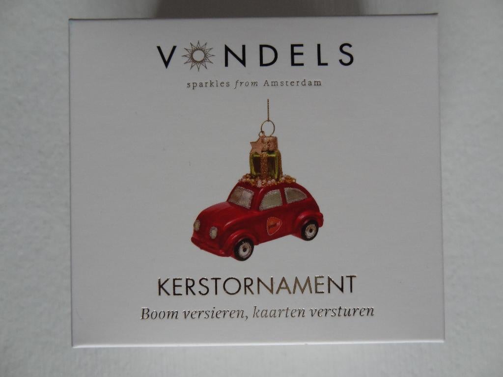 NIEUW! Glazen Kerstornament – Sparkles From Amsterdam >Snell, Diversen, Kerst, Ophalen of Verzenden, Nieuw
