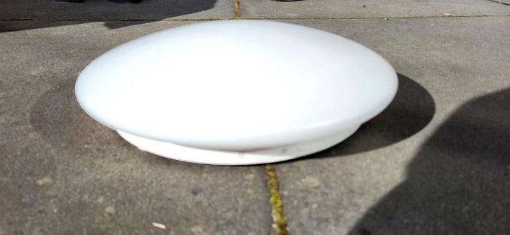IKEA Plafondlamp - Wit, 25cm diameter, Huis en Inrichting, Lampen | Plafondlampen, Gebruikt, Kunststof, Ophalen