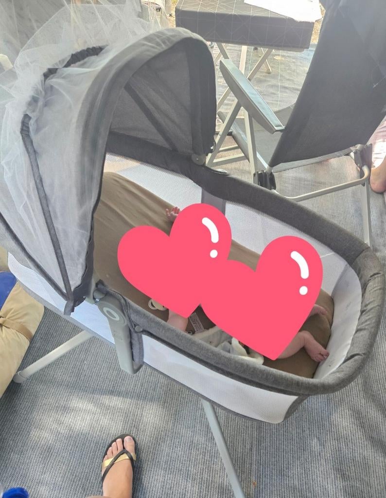 Wiegje met klamboe, Kinderen en Baby's, Babywiegjes en Ledikanten, Ophalen, Wieg