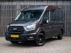 Ford Transit 350 2.0 TDCi 170pk L2H2 4X4 5-Pers. |Leder|Came, Auto's, 4 cilinders, 2374 kg, Bedrijf, Vierwielaandrijving