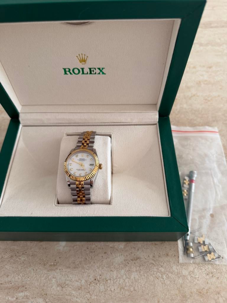 Rolex Oyster Perpetual Datejust, Ophalen of Verzenden, Zo goed als nieuw, Staal, Rolex