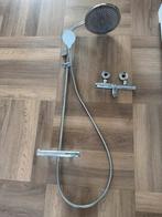 Hansgrohe regendouche met thermostaatkraan + badkraan, Ophalen, Gebruikt, Chroom, Douche