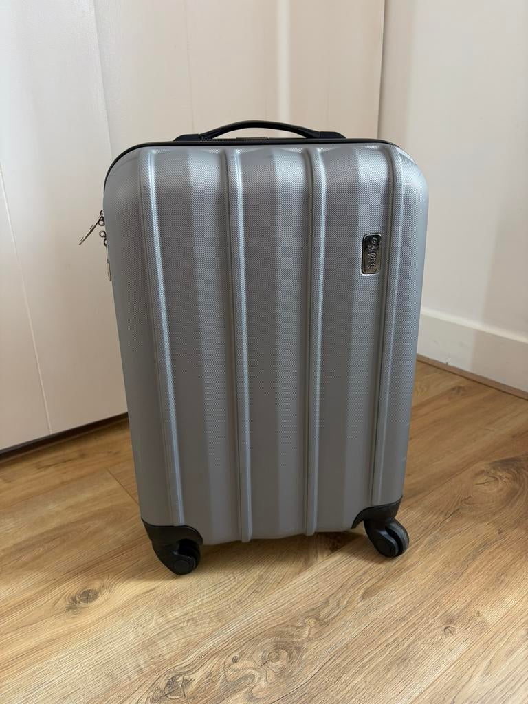 Handbagage koffer, Wieltjes, Gebruikt, 50 tot 60 cm, Hard kunststof