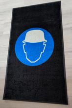 Professionele Droogloopmat  Logomat Pictogram helm verplicht, Ophalen, Binnen, Nylon, Nieuw