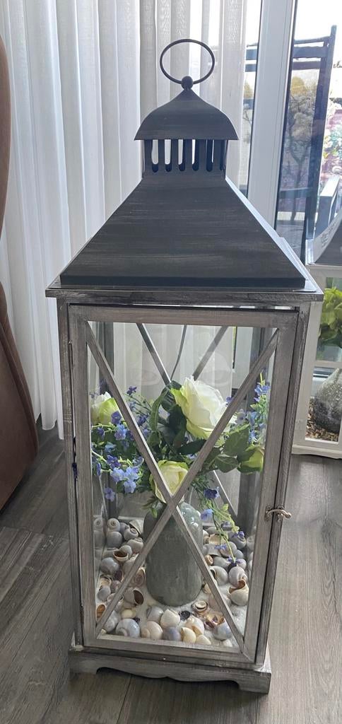 Windlicht, Huis en Inrichting, Ophalen, Zo goed als nieuw, Hout