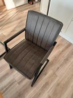 4x Loods5 eetkamerstoelen - antraciet - zeer nette staat, Ophalen, Zo goed als nieuw, Grijs, Vier