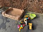 Plastic zandbak met zandbak speelgoed, Kinderen en Baby's, Ophalen, Gebruikt