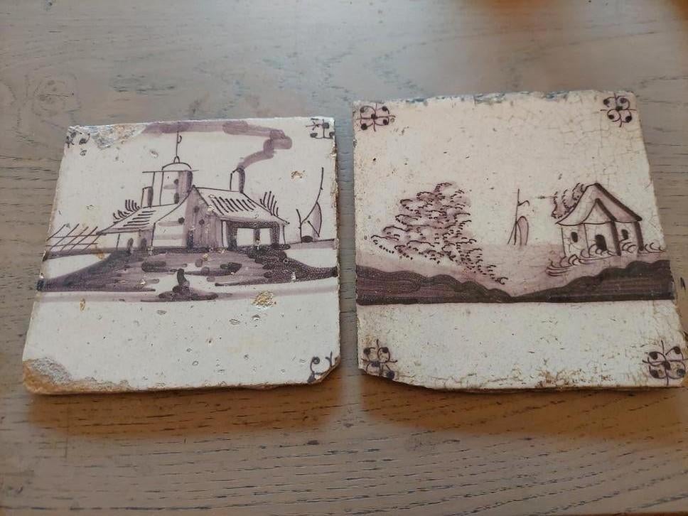 Oude tegel, Antiek en Kunst, Ophalen of Verzenden