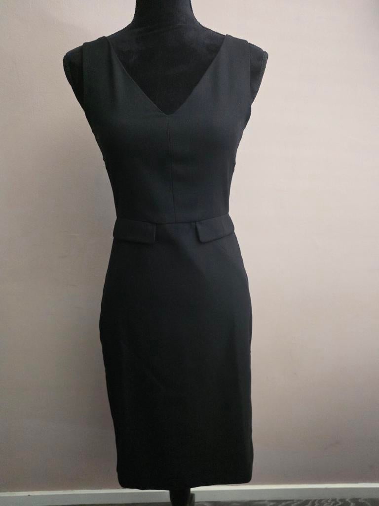 Zwart kokerjurkje Vanilia maat 34, Kleding | Dames, Zwart, Ophalen of Verzenden, Zo goed als nieuw, Maat 34 (XS) of kleiner