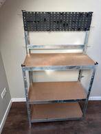 Springos Werkbank Garage Werkblad 136x40x100 cm, Ophalen of Verzenden