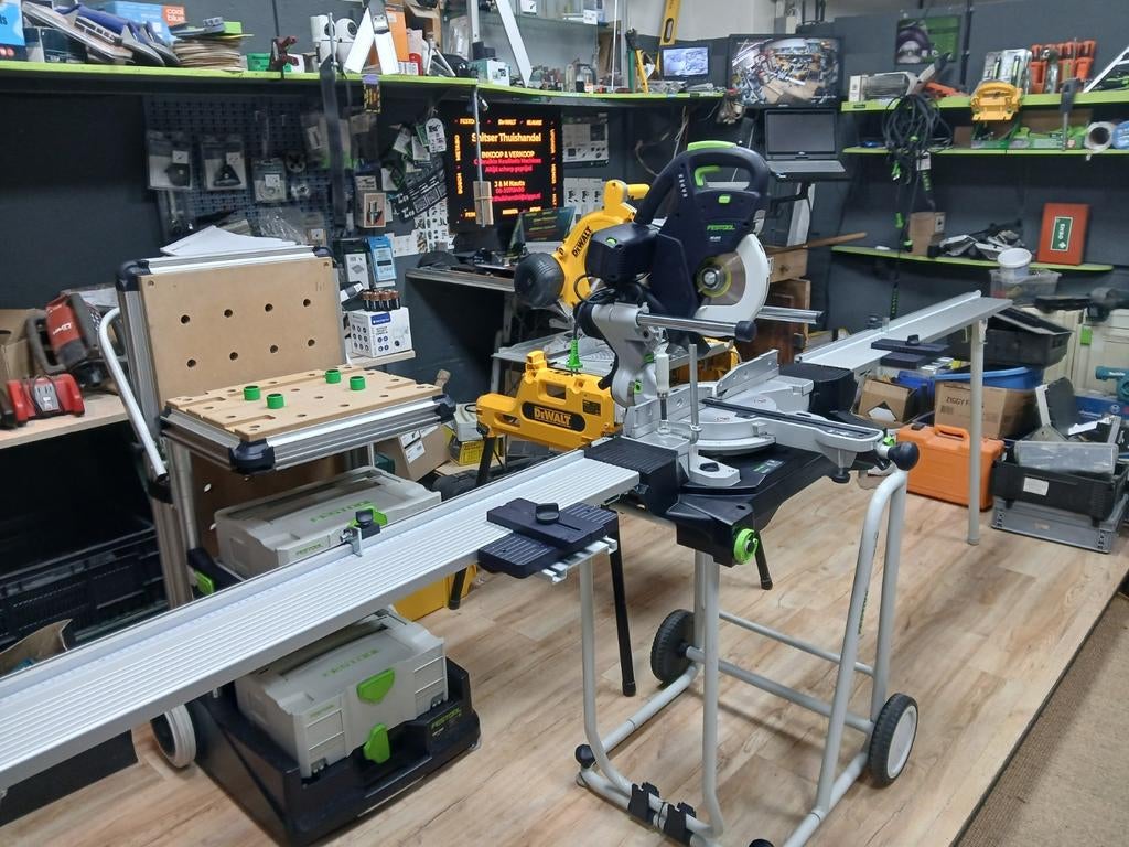 Festool Afkortzaag., Doe-het-zelf en Verbouw, Gereedschap | Zaagmachines, Ophalen, -, -, Zo goed als nieuw