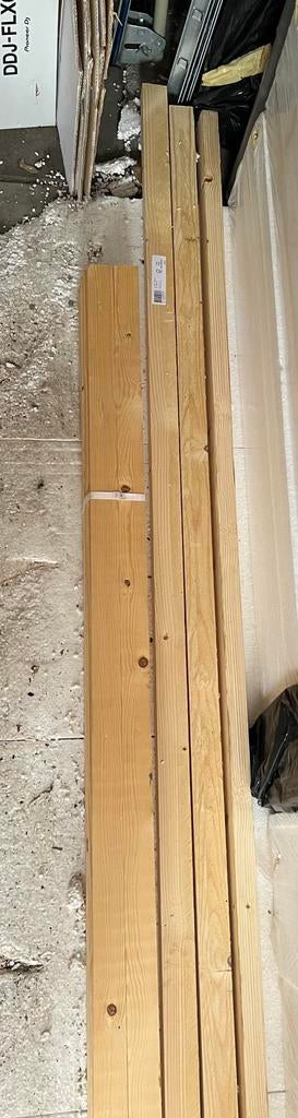 Latten, vuren geschaafd en balken, Ophalen, 25 tot 50 mm, Nieuw, 250 tot 300 cm