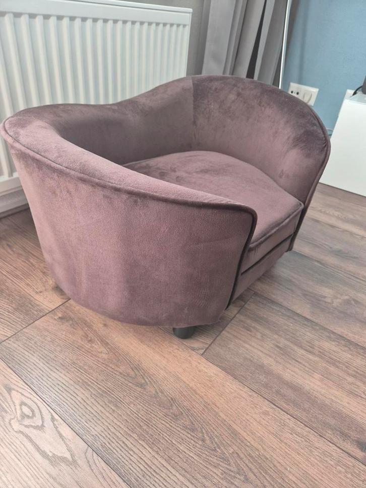 Hondenfauteuil kleine/ midden hond Als nieuw!!!, Dieren en Toebehoren, Hondenmanden, Zo goed als nieuw, Stof, Ophalen