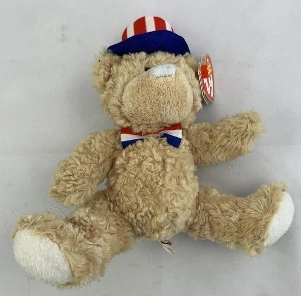 Ty Beanie Babies Independence Beer Knuffel 16 cm, Coolsingel 104, 3011 AG Rotterdam, Netherlands, Verzenden, Beer, Zo goed als nieuw