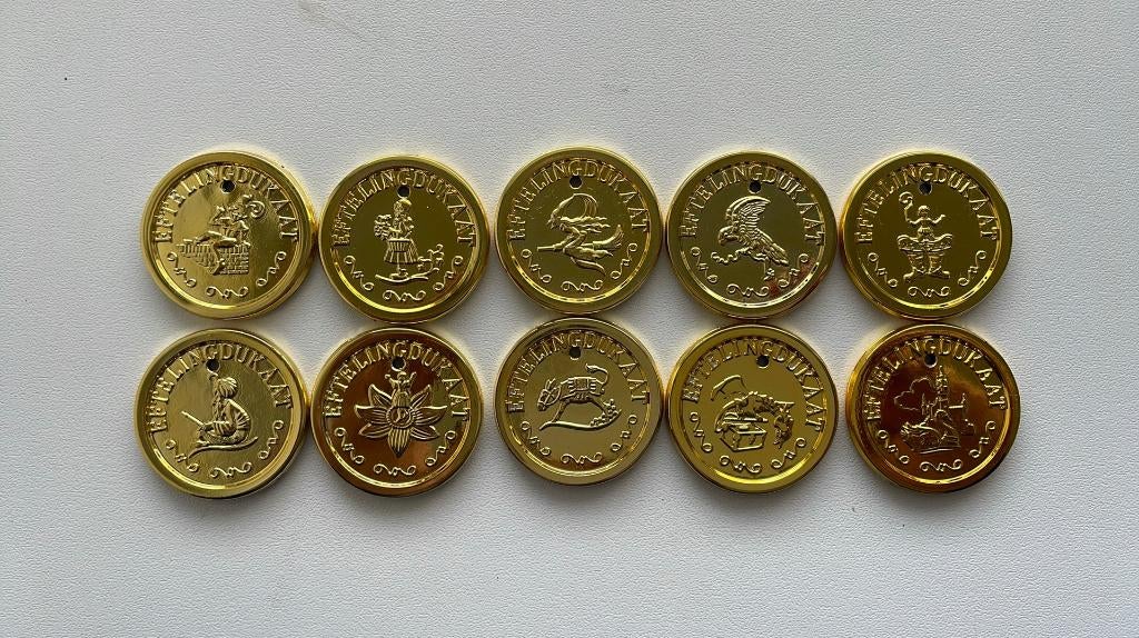 Efteling Ezeltje Strekje dukaten serie 2, Ophalen of Verzenden, Nieuw, Overige typen