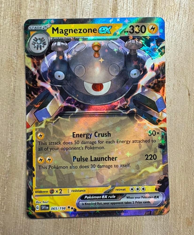 Magnezone ex - 065/198 - Scarlet & Violet Base, Ophalen of Verzenden, Zo goed als nieuw